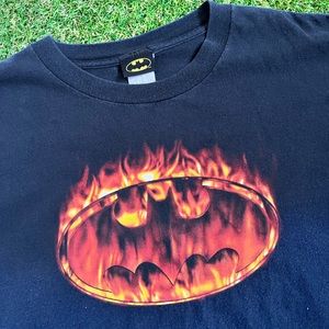 Vintage Batman Flame Tshirt